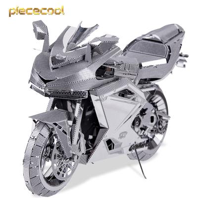 China Cartoon Toy Piececool MOTO II 3d Metal Jigsaw Puzzle Mini Toy Gifts Model Kits Cars for Teens and Adults for sale