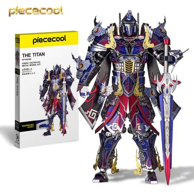 China DIY TOY Style Mecha Warrior Robot Series Jigsaw Puzzle Game Metal Building Educational Model Toys For Aldult Piececool New for sale