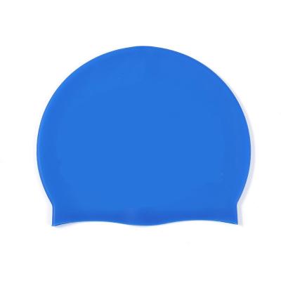 China High Elasticity Food Grade Silicone Custom Design Adult Swim Caps Print Bare Swim Cap OEM Logo Kids Swimming Hat Silicone for sale