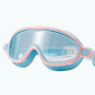 China Wholesale Waterproof Anti Fog UV Protection Kids Swimming Anti Fog Goggles Adjustable Large Frame Swimming Goggles for sale