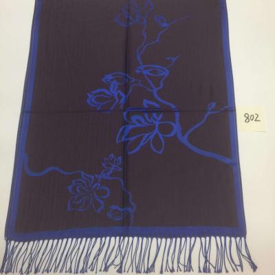 China 100% Polyester Pashmina Paisley Pashmina Scarf/Wholesale 100% Polyester Cotton/Cotton Jacquard With Tassel for sale