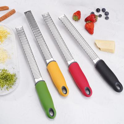 China Viable Professional Stainless Steel Kitchen Accessories Tool 3 in 1 Set Manual Vegetable Slicer Cutter Lemon Zester Cheese Grater for sale