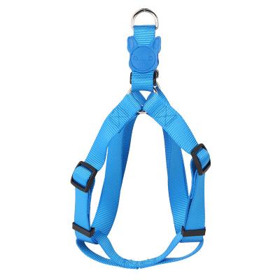 China Personalized Hot Selling Multi Color Nylon Fabric Retractable No Pull Dog Harness for sale