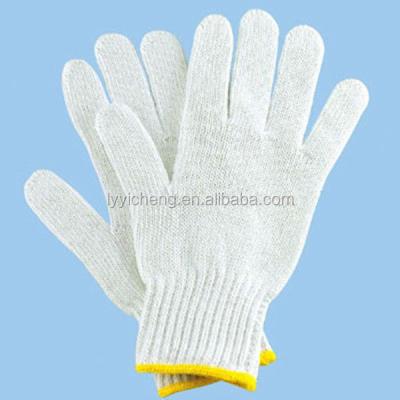 China 7/10 Gauge Cotton Anti-Slip White Knitted Gloves Manufacturer In China/Kong Gloves for sale