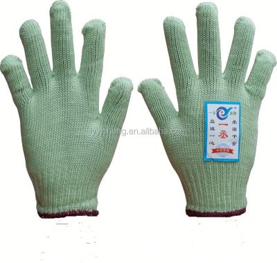 China 7/10 anti-slip white knitted cotton gloves manufacturer china/winter cheap knitting cotton gloves for sale