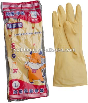 China Latex cleaning glove, safety glove, gloves latex for sale