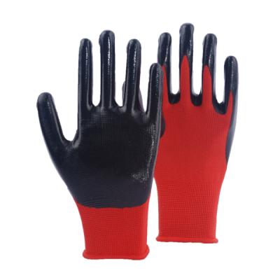 China Nitrile Nitrile Glove / Nitrile Coated Gloves / Safety Glove for sale