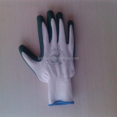 China Anti Slip Nitrile Coated Work Glove / Nitrile Coated Protective Gloves for sale