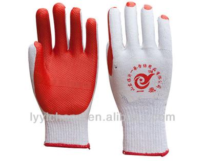 China High Quality Construction Heavy Duty Latex Rubber Hand Gloves For Feet Rubber Coated Gloves for sale