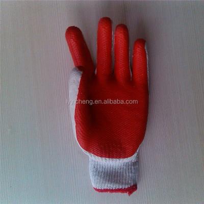 China Rubber Coated Construction Cotton Glove / Gladiador Luvas for sale