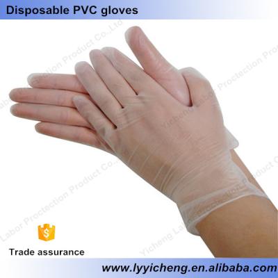 China Household electronics assembly labor medical chemical hair dye labor PVC disposable gloves for sale