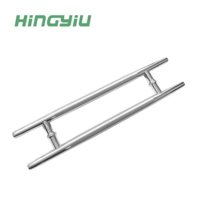 China Easy Installation Glass Cabinet Door Handle Sliding Glass Shower Door Handles Stainless Steel Pull Handle for sale