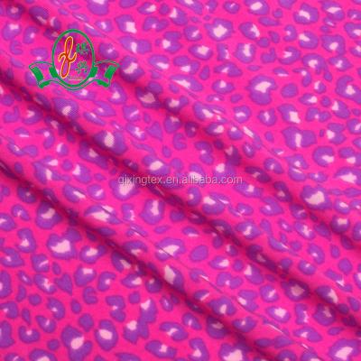 China Lycra 82 breathable polyester 18 spandex digital pink leopard printed fabric for swimwear for sale