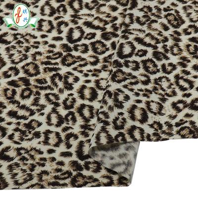 China Soft Stretchy Stretch Leopard Print Spandex Underwear Fabric for sale