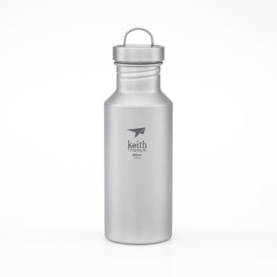 China biocompatible & Hot Selling High Quality Camping Titanium Water Cup Sports Bottle 550ml Titanium Bottle Corrosion Resistant for sale