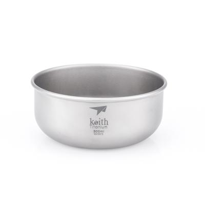 China biocompatible & Eco-Friend Anti-Corrosion Ultralight Titanium Baby Bowl Small Metal Bowl for sale