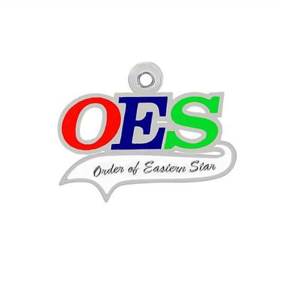 China New Design Enamel Metal Environmental Friendly Oriental Star Society Greek Letter OES Charm Pendant For Jewelry DIY Accessories for sale