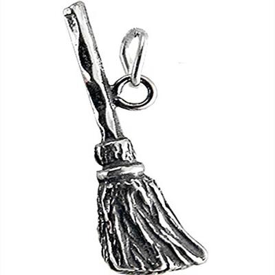 China CSR559 Harry Environmental Friendly Movies Drag Magic Antique Silver Brooms Charm Witchcraft Hat Pendant for sale