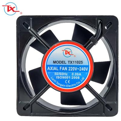 China 11025 Plastic Electric Control Panel Fans AC 110v 220v 380v Panel Fan 110mm Computer Fan for sale