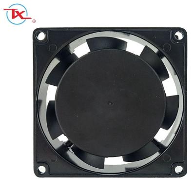 China 8025 Industrial AC Fan, 80x80x25mm AC Fan Axial Sleeve Or Ball Bearing, 80mm 3 Inch AC Fan 110V 220V 380V for sale