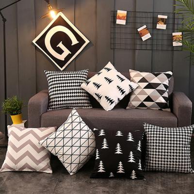 China Home Decor Anti-Decubitus Custom Design Accept Print Tile Luxury Sofa Cushion Cover for sale