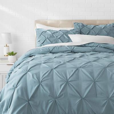 China Nondisposable New Fashion Blue Bed Sheet Bedding Set 100% Polyester For Living Room for sale