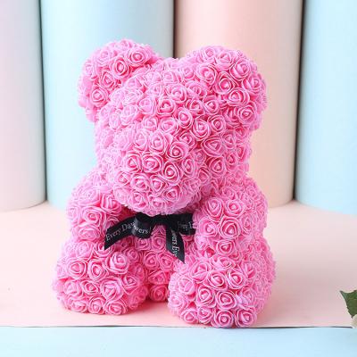 China Teddy Bear with Heart Soap Roses Bear  Roses Teddy Bear Christmas day gift for sale