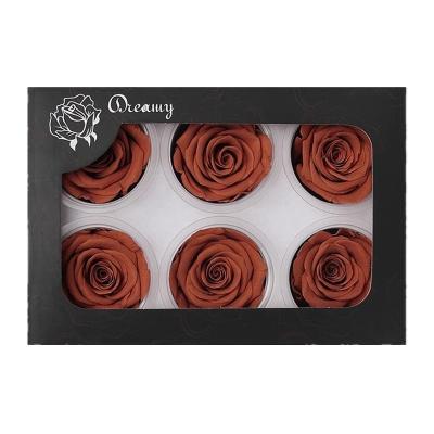 China 2020 New Preserved Rose 5-6cm Real Rose That Last A Year For Valentines Day  girlfriend gift for sale