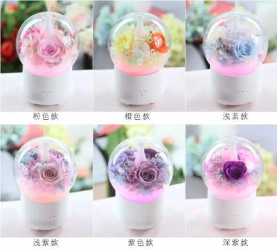 China New Arrival preserved rose a grade preservd flower aroma air humidifier rose gift for sale