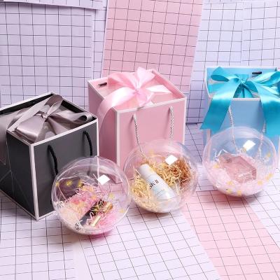 China New Design Christams Lovely Gift Acrylic Ball With Packing GIft Box for sale