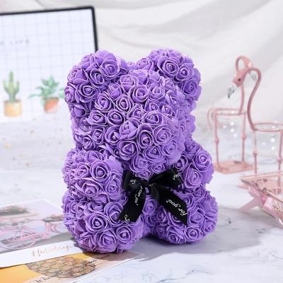 China China manufacturer long lasting bear foam rose bear as lady gifts for sale