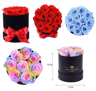 China Factory Price Rose Long Lasting Flowers Forever Eternal Preserved Rose Flower Box Gift for sale