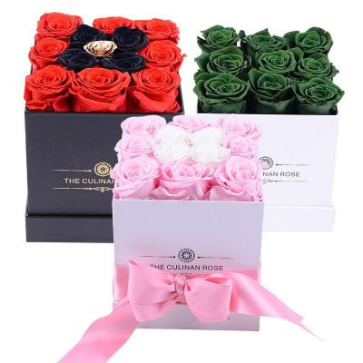 China Preserved rose flower happy mothers day Preserved Flowers in Box for sale