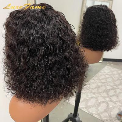 China Silky Straight Natural Wave Short Curly Wig For Black Women,Cheap Brazilian Ladies Short Hair Wig,Hair Bob Wig Transparent Lace Front for sale