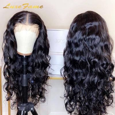 China Luxefame 13x6 Body Wave Water Wave Hd Transparent Lace Front Wig For Black Women, Raw Indian Virgin Hair Wig, Hd Wig Hair Lace Front for sale