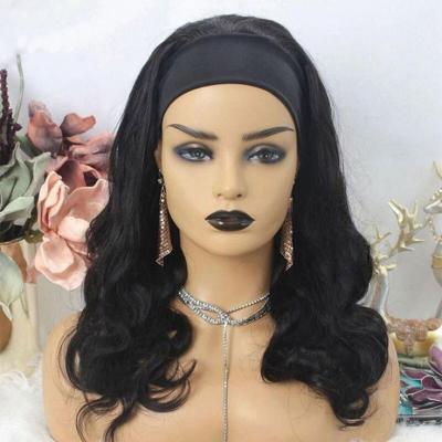 China Wholesale Natural 10 In Custom Short Hair Wig Headband, 250 Wave Destiny Wigs Remy Hair, Vietnamese Cuticle Aligned Raw Hair Wigs for sale