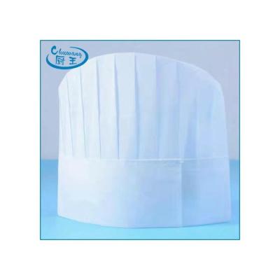 China Solid Color Chef Hats White Comfortable Japanese Warm Hat With Red Lines Chef Hat Cooking for sale