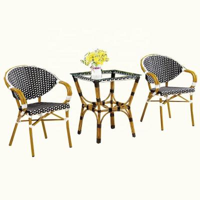 China Modern Luxury Outdoor Waterproof Patio Cafe Chair Garden Furniture Outdoor Garden Furniture for sale