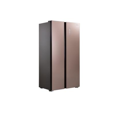 China Hotel Manufacturer Professional Uprights Minimalism 220V/50HZ 640*595*850mm Fridge Double Door Home Refrigerator for sale