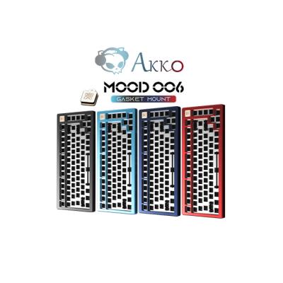 China Metal Akko MOOD 008 Keyboards DIY Kit Gasket Mount Keyboard Case Aluminum for sale