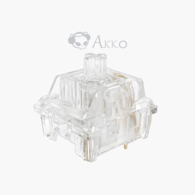 China POM/PC AKKO Crystal Switches Biggest Transparent Match ACR Alice Keyboard Firing Pre-Travel CS Jelly Switch for sale