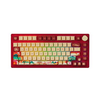 China Portable Desktop Computer Home Gaming Notebook Design Anti-ghosting Profession Wireless Mechanical Keyboard for sale