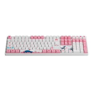 China Portable Anti-ghosting Pink USB Gamer Keyboard Professional Type C Interface Gamer For Notebook Desktop Computer for sale