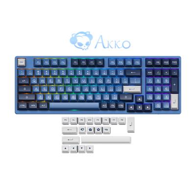 China Akko 3098B ABS OEM CS Switches PBT Keycaps Mechanical DIY Kit Large Keyboards Wireless Programmable Keyboard for sale