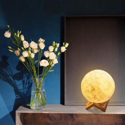 China Modern Furniture RGB 16 LED Color Changing Moon Light / Speaker Stereo Decoration Moon Light for sale