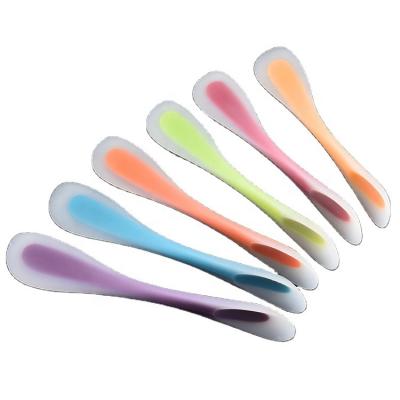 China Amazon Sustainable Success Pastry Colorful Dual Function Baking Cake Tools Non-Stick Silicone Spatula for Baking and Mixing for sale