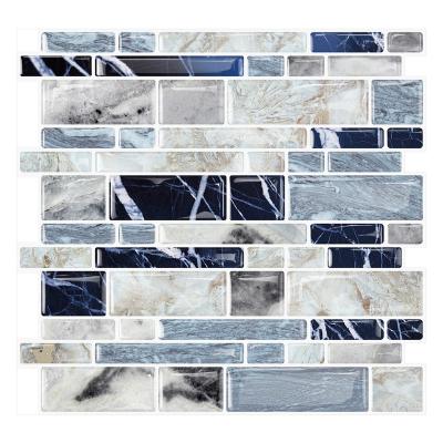 China Moistureprooof Self Adhesive High Quality Peel and Stick Backsplash Wall Tile Waterproof 3D Wall Tiles Kitchen Wallpaper Mosaic Wall Papers/Wall Covering for sale