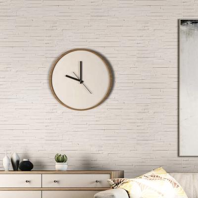 China Modern Wide Striped Stone Wall Background Tile Stone Wall Art Restaurant Restaurant Murals Home Decoration for sale