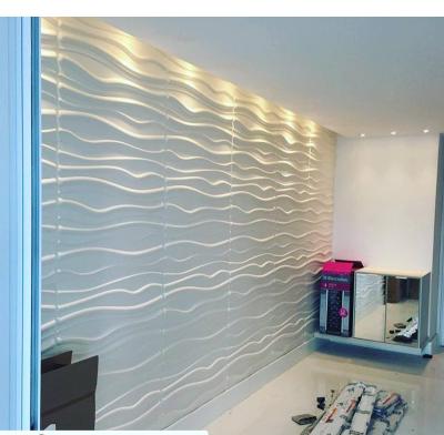 China Fireproof Decorative PVC 3D Ceiling / Wall Panel /wallpaper For Hotel Wall Panel for sale