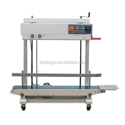 China Products FRD-1200V Vertical Sold-inker Code Vertical Bag Sealer Band Sealer Automatic Thick Solid Ink Bag Sealing Machine for sale